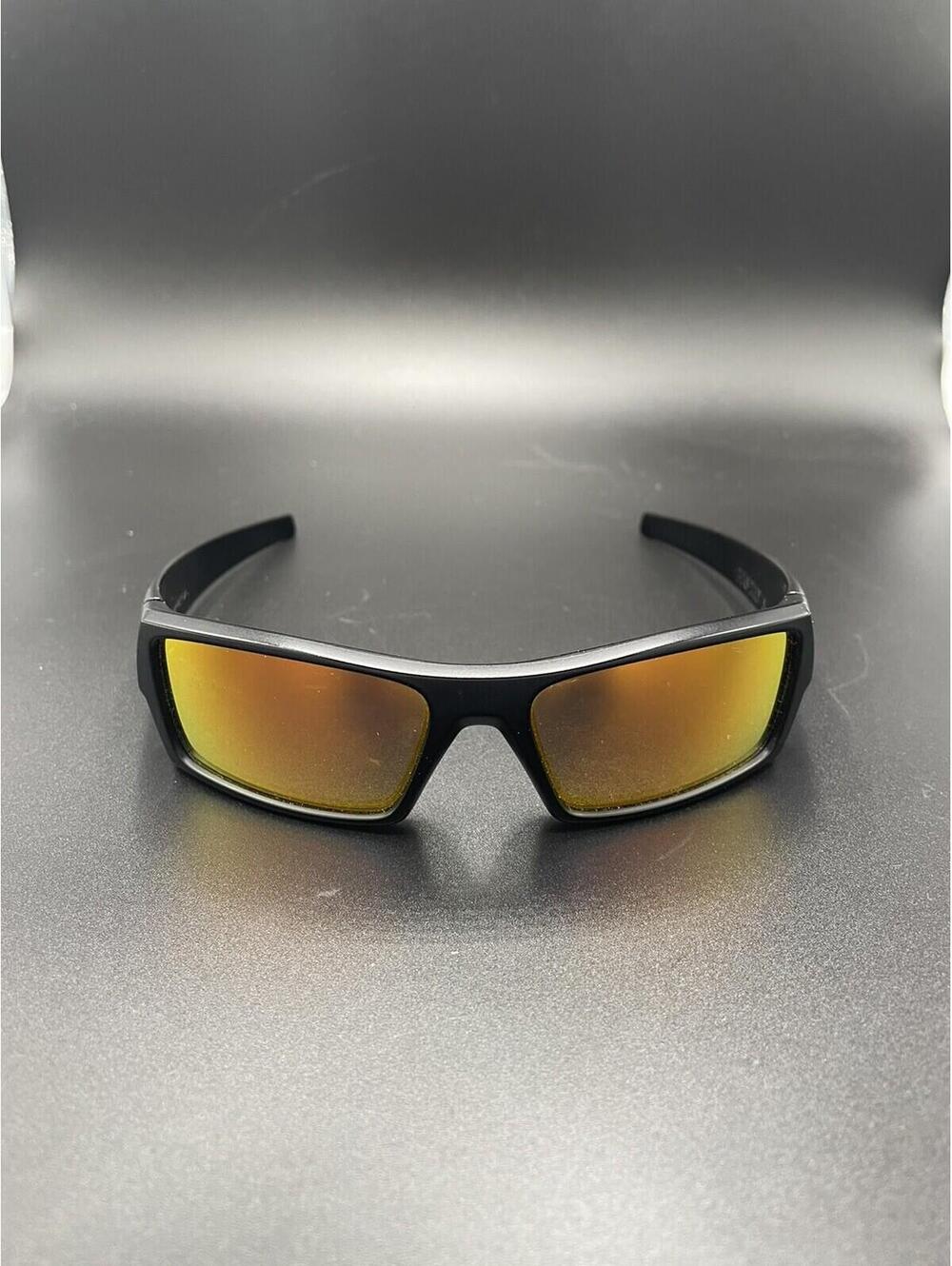 oakley gascan s matte blk w fire lenses RARE